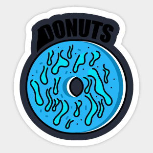 melted donuts Sticker